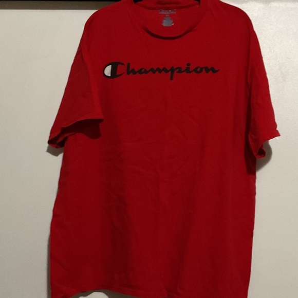 Champion Bold Red Men's Tee - Picture 1 of 1